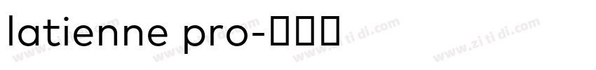 latienne pro字体转换